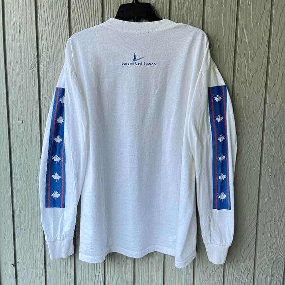 VTG 1998 Barenaked Ladies Stunt Tour Shirt XL Long Sleeve King Fashions Canada - Picture 9 of 9